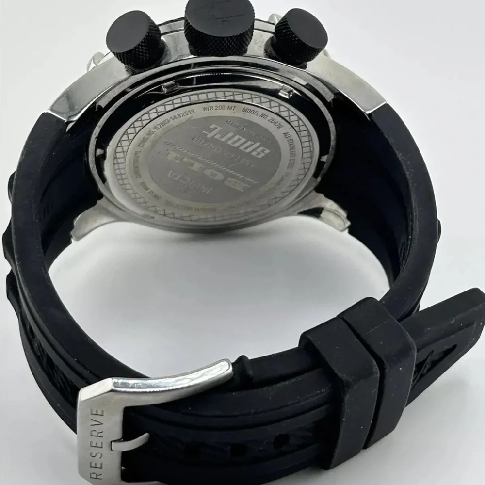 Black and Silver Wearable Smartwatch